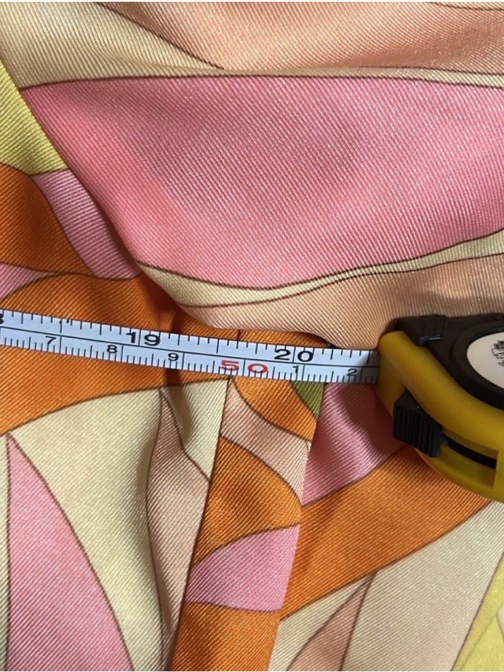 Zara Vibrant Abstract 70's Pink Orange Yellow Green Printed Set - Picture 12 of 13